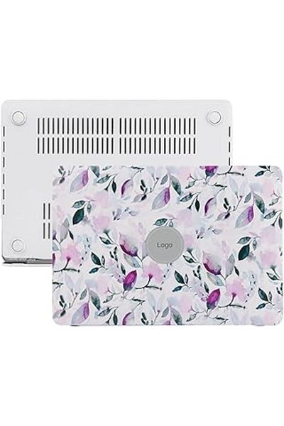 Mu Art Ahşap Mcstorey MacBook Air M1 Case 13 Inch Ms97 (M1 Air with Touchid) Compatible with A2337 A2179 A1932 White