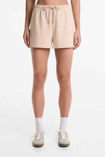 Oysho Wide-leg shorts with cotton and modal