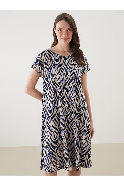 LC Waikiki Lcw Grace Crew Neck Floral Women's Dress