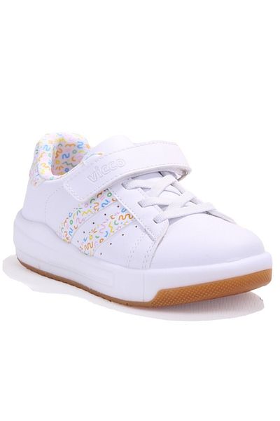 Vicco Pukky 220P25Y110 White Orthopedic Daily Girls' Sports Shoes