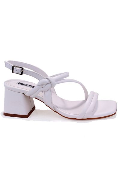 DAGOSTER DZA07- 928230   Pantofi de damă cu toc clasic alb