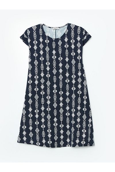 LC Waikiki Lcw Grace Crew Neck Floral Women's Dress