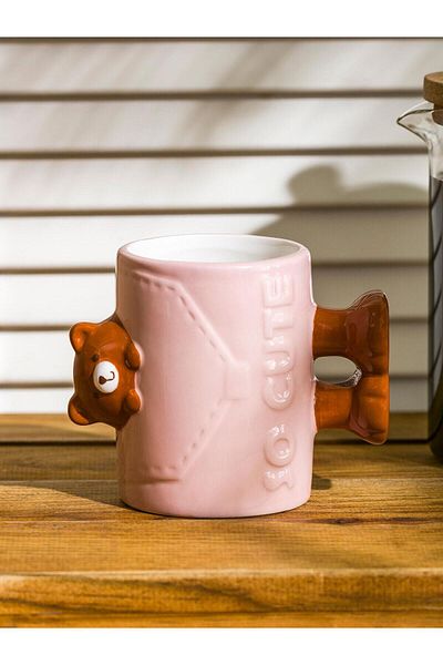 LC Waikiki Lcw Home Bear Figured Ceramic Mug 438 ml