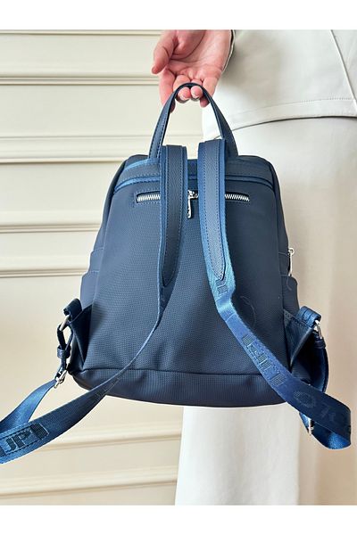 Just Polo Women's Blue 9 Compartment Backpack
