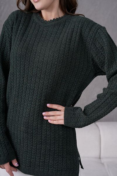 Lamierra Mother with Hair Knitted Knitwear Wool sweater
