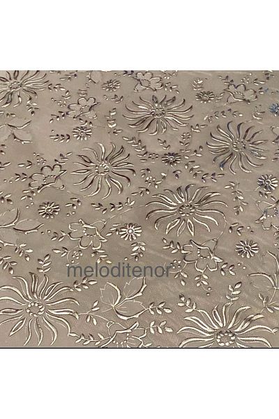DORA 140 X 140 White Glitter Plastic Pvc Erasable Round Oilcloth Tablecloth