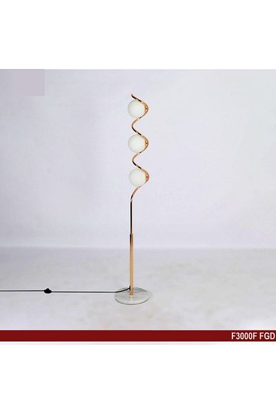 TrentonGCC Modern Spiral Floor Lamp – Artistic Lighting with a Unique Twist