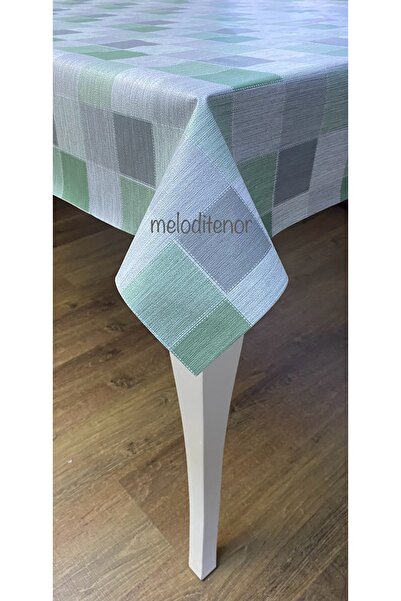 Dekorama مفرش طاولة من القماش الزيتي PVC مستطيل الشكل غير قابل للانزلاق ومربع...