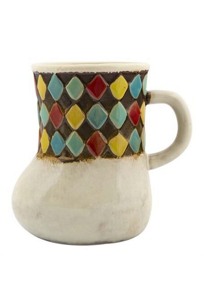 Vitale Cream Colored Ceramic Slim Vase - Ak.Fu0027