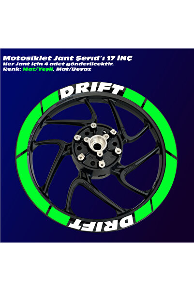 Mondial Drift L Yeşil Jant Şerid'i 17'inç