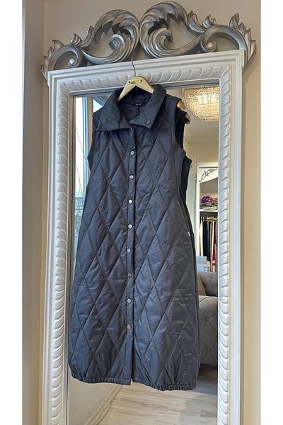 Invee Invee 6916 Quilted Vest - Dark Gray