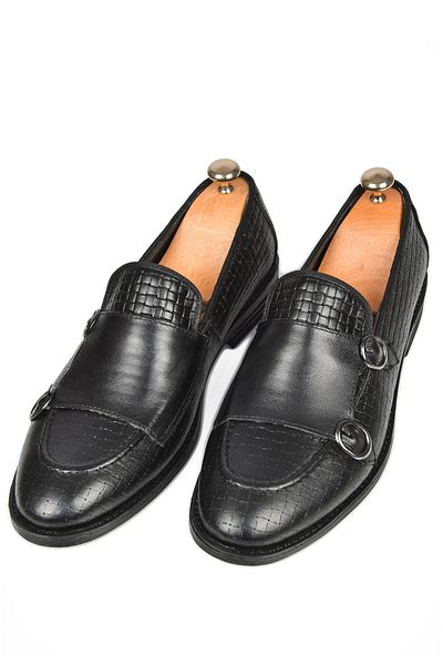 DeepSEA Pantofi din piele naturală cu talpă Neolite cu model dublu pentru bărbați 2501001