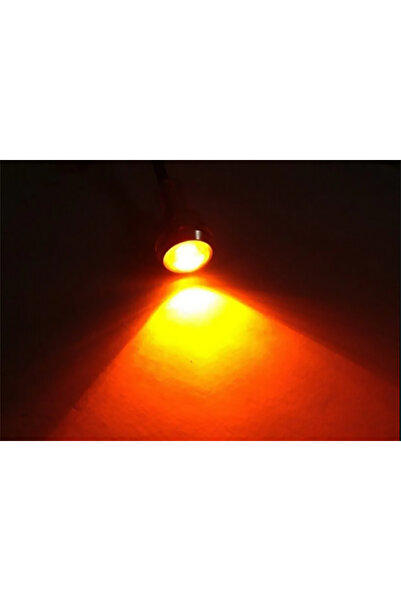Genel Markalar Ayna Altı Turuncu Led Kartal Gözü Gündüz Farı Eagle Led Civatalı