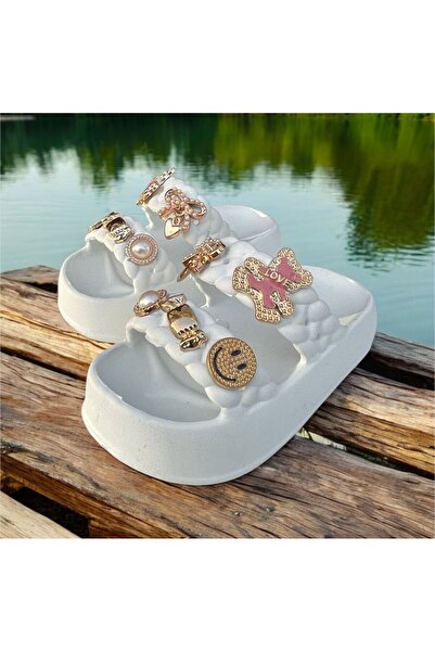 Hızlı Al Girl's Stone Slippers.Garden Beach Pool Stone Slippers Suitable for Daily Use