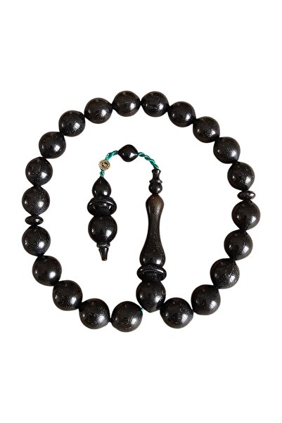 Erbabacan Master Countersunk Delim Mascot Ebony Tree Rosary Lt1325