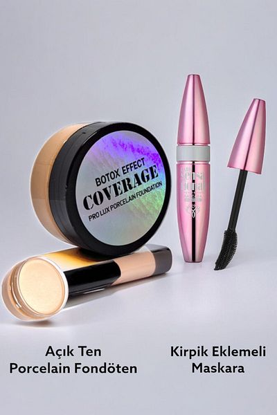 wonderway Porcelain Foundation and Rimel Set - Intensive Coverage