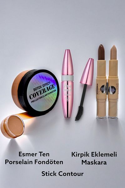 wonderway Porcelain Foundation and Contour Set - Intense Coverage Rimel
