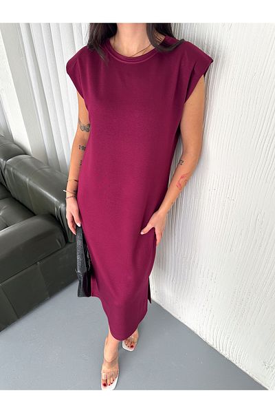 SLAW REZZ Rochie midi căptușită din țesătură modal cu textura moale