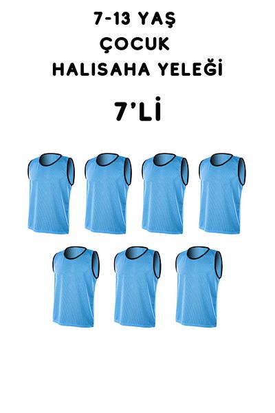 RUTBİL SPORTS 7 Training Vests - Astroturf Field Vest - Training Vest - Astroturf Field Vest - Child Size