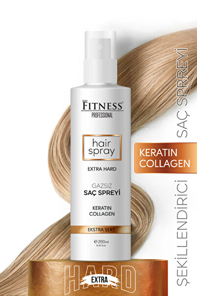 Fitness Professional Gazsız Saç Spreyi Saç Şekillendirici Ekstra Sert Tutuş B...