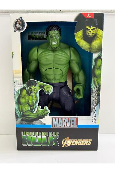 KİNKU Hulk Figürü - Sesli Işıklı 30 Cm Yeşil Dev Hulk Figürü , Hulk Oyuncak, ...