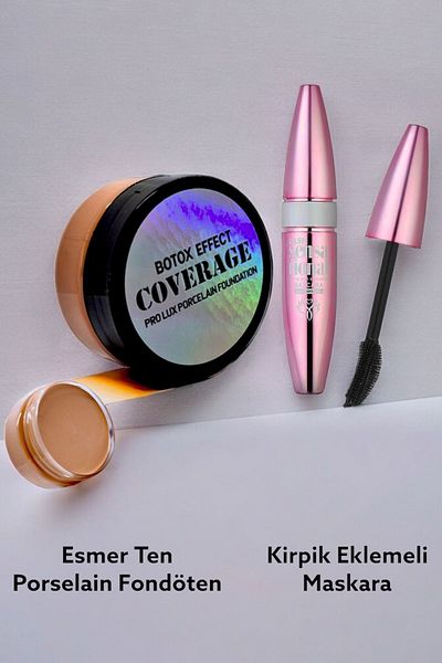wonderway Porcelain Foundation and Rimel Set - Intensive Coverage
