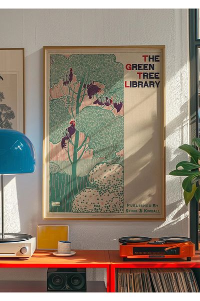 Taranist Poster - Vintage the Green Three Library Print