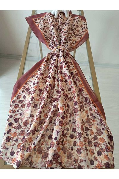 MODA Flower Pattern Cotton Soft Shawl