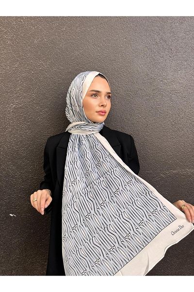 Webinay Home New Pattern a Quality Voile Silk Shawl Cd Pattern
