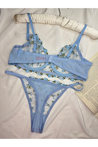 ROZENİN LINGERIE Σετ σουτιέν με δαντέλα μεγάλου μεγέθους