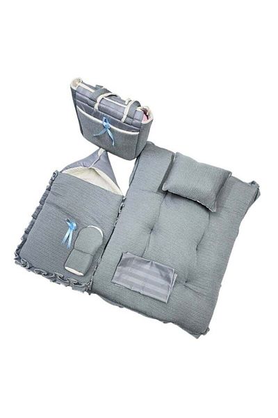 BabyCara 6-Piece Set of Bed Sheet Baby House Diaper Bag Nursing Home