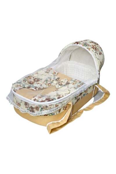 BabyCara Portable Baby Carry Cot With Luxurious Thick Cushioned Seat