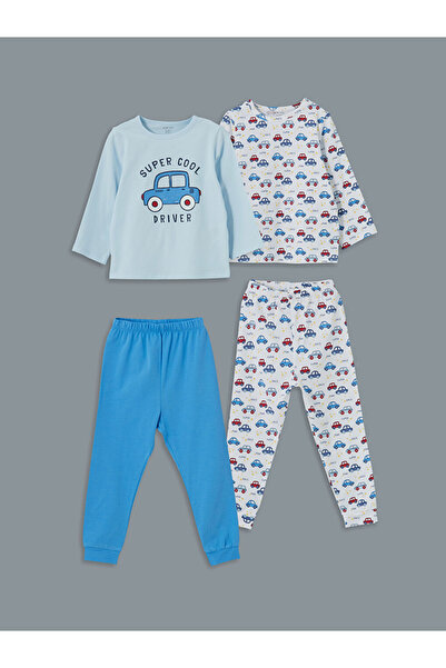 LC Waikiki LCW Pidžama za dečake okrugla kragna set od 2