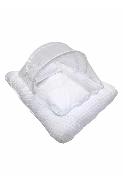Baby Cara Softly Padded Mattress Sleeping Baby Cot With Net And Pillow
