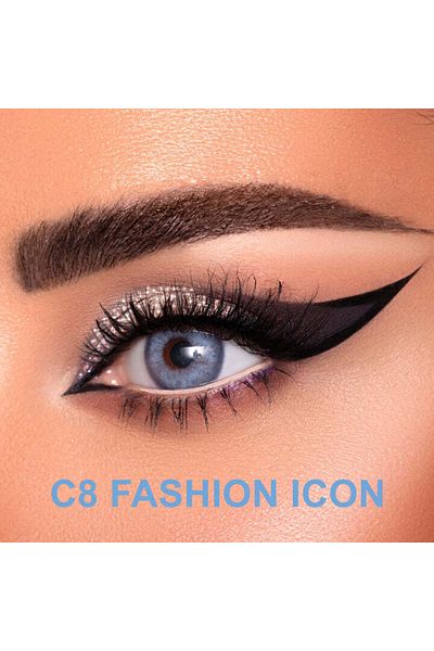 JOELLE EYECANDY CONTACT LENS C8 FASHION ICON - PWR 0