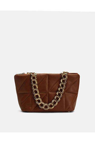 Sanart Shop Quilted Modern, Chain Strap Detailed, Mary Hand and Shoulder Bag