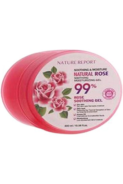 NATURE REPORT جل مرطب ومهدئ برائحة الورد الطبيعي 300 مل