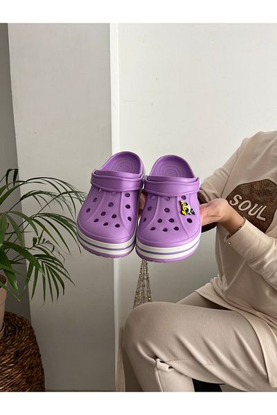 Behtah Kundura Full Orthopedic Veined Cross Country Slippers Doctor Nurse Daily (1 Ornament Will Be Sent on It)