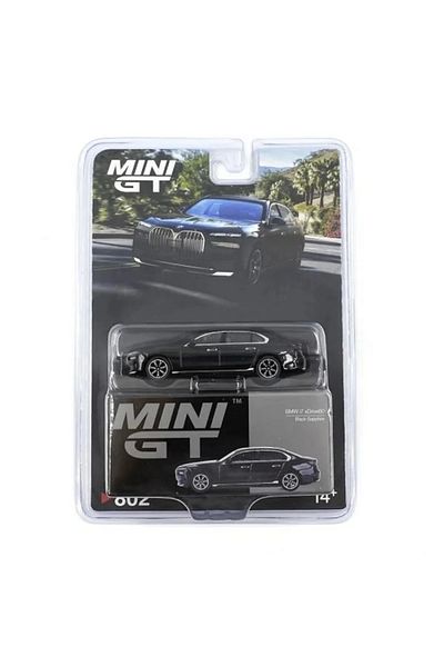 mini gt 1/64 Bmw I7 Edrive50 Black Sapphire - Blister Package