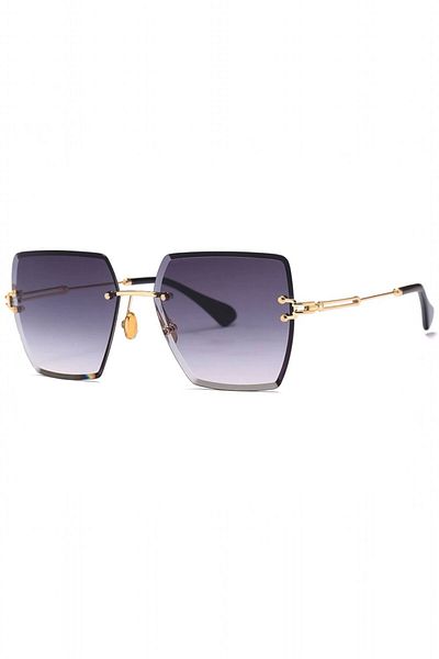 BAPPİR Bp4099 Unisex Square Crystal Sunglasses