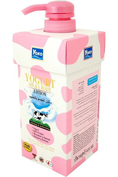 YOKO يوكو لوشن للجسم بالحليب والزبادي 400 مل