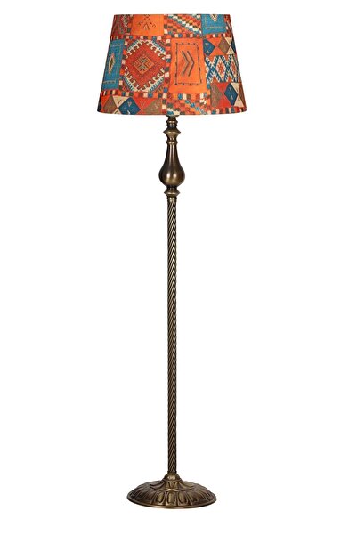 Vinner Plus Antony Eskitme Burgulu Metal Lambader - Cappadocia Desenli