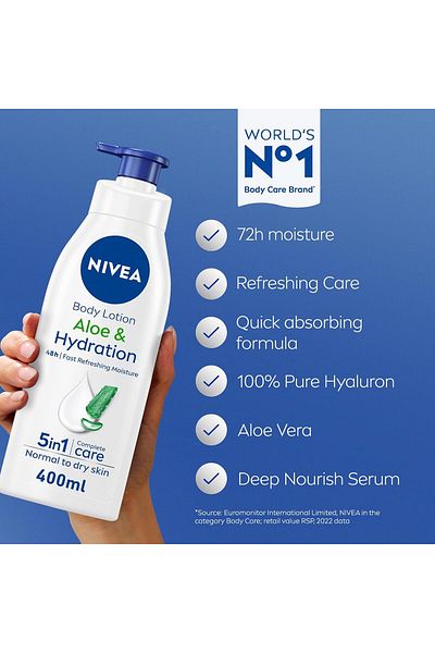 NIVEA NIVEA Moisturizing Body Lotion with Aloe Vera 250ml