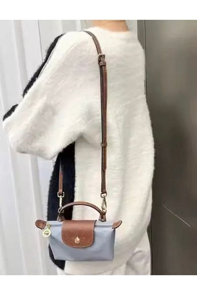 niss accessory Μίνι Δερμάτινη Τσάντα - Μοντέλο Lunchamp, Αδιάβροχη