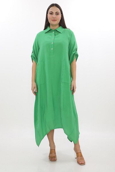 Zedd+ Plus 23264 Green Dress