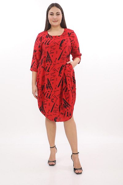 Zedd+ Plus 23239 Red Paris Dress