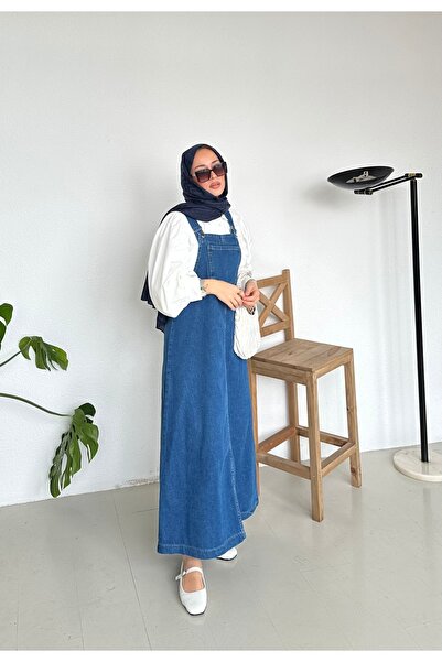 tumabutik Tam Boy Slopet Kot Elbise