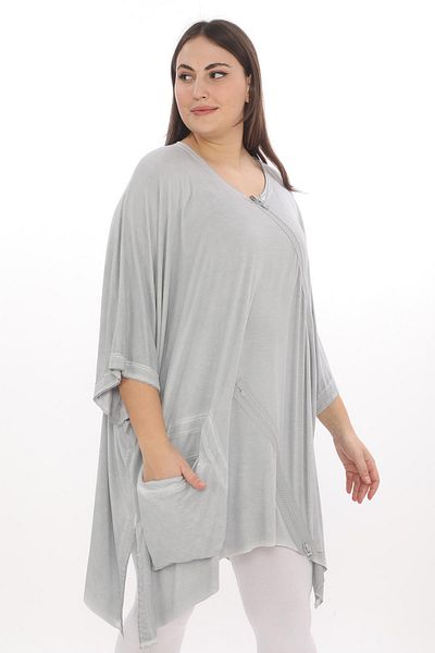 Zedd+ Plus 24123 Gray Tunic