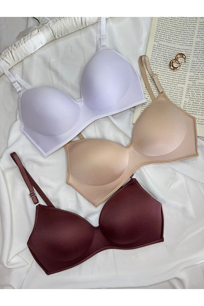 ROZENİN LINGERIE Set de 3 sutien economic fără sârmă