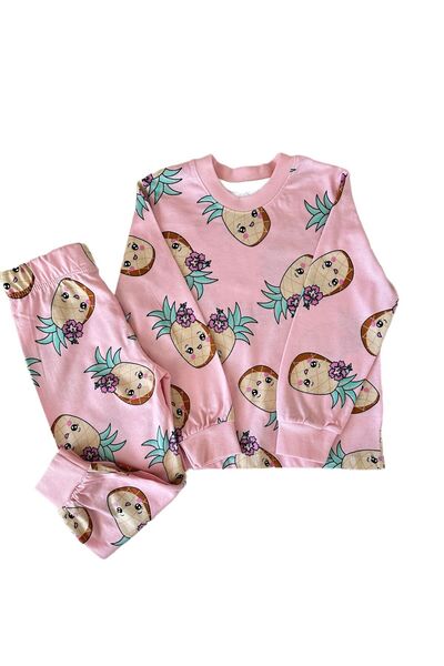 tutasteegiyim Pineapple Girl's Pajama Set